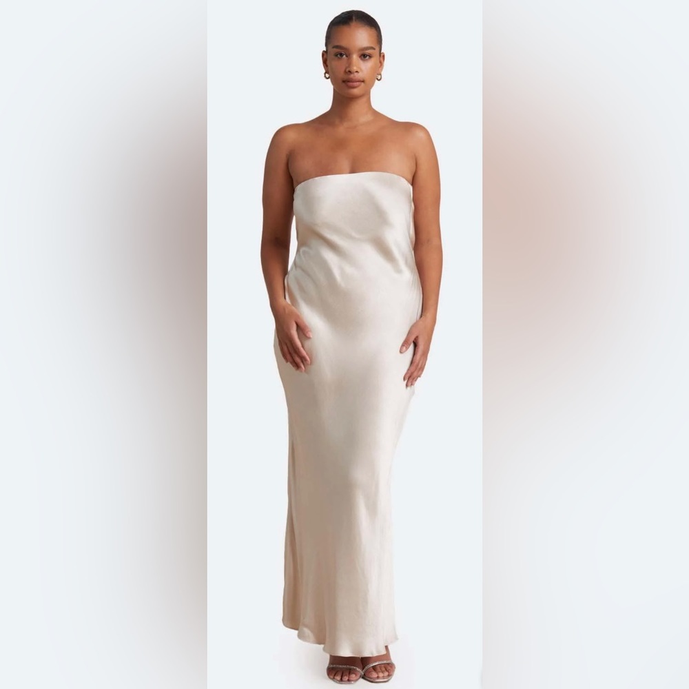 Bec & Bridge Satin cocktail / formal dress